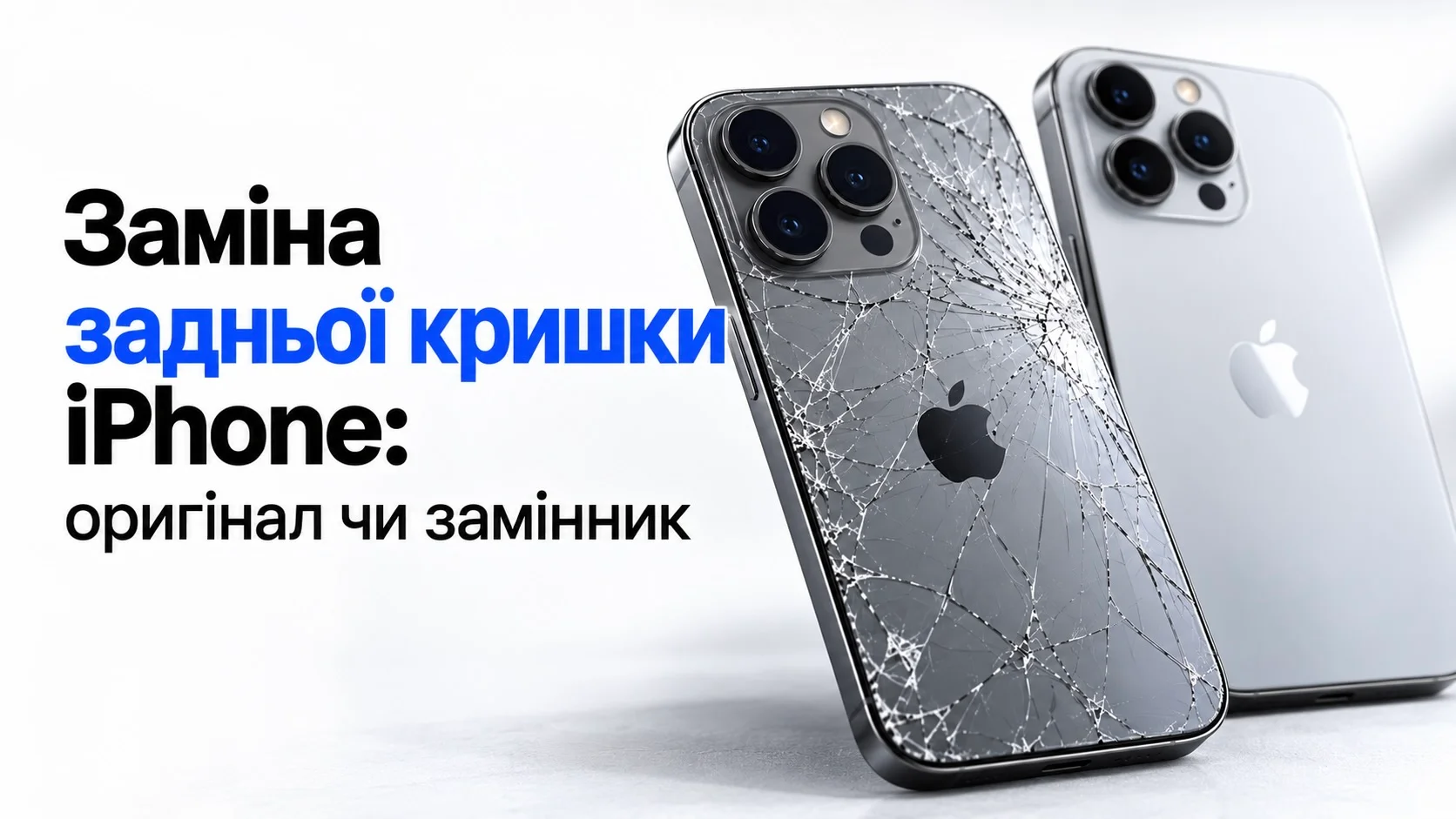Заміна задньої кришки iPhone: оригінал чи замінник